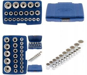 ASTA 12 ligzdu komplekts 1/2; 21 gab. цена и информация | Механические инструменты | 220.lv