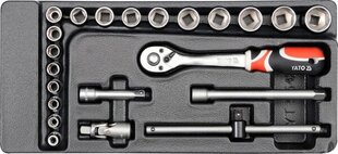 Набор гаечных ключей Yato, 22 шт. цена и информация | Механические инструменты | 220.lv