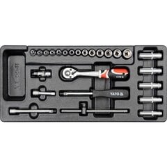 Набор гаечных ключей Yato, 25 шт. цена и информация | Механические инструменты | 220.lv