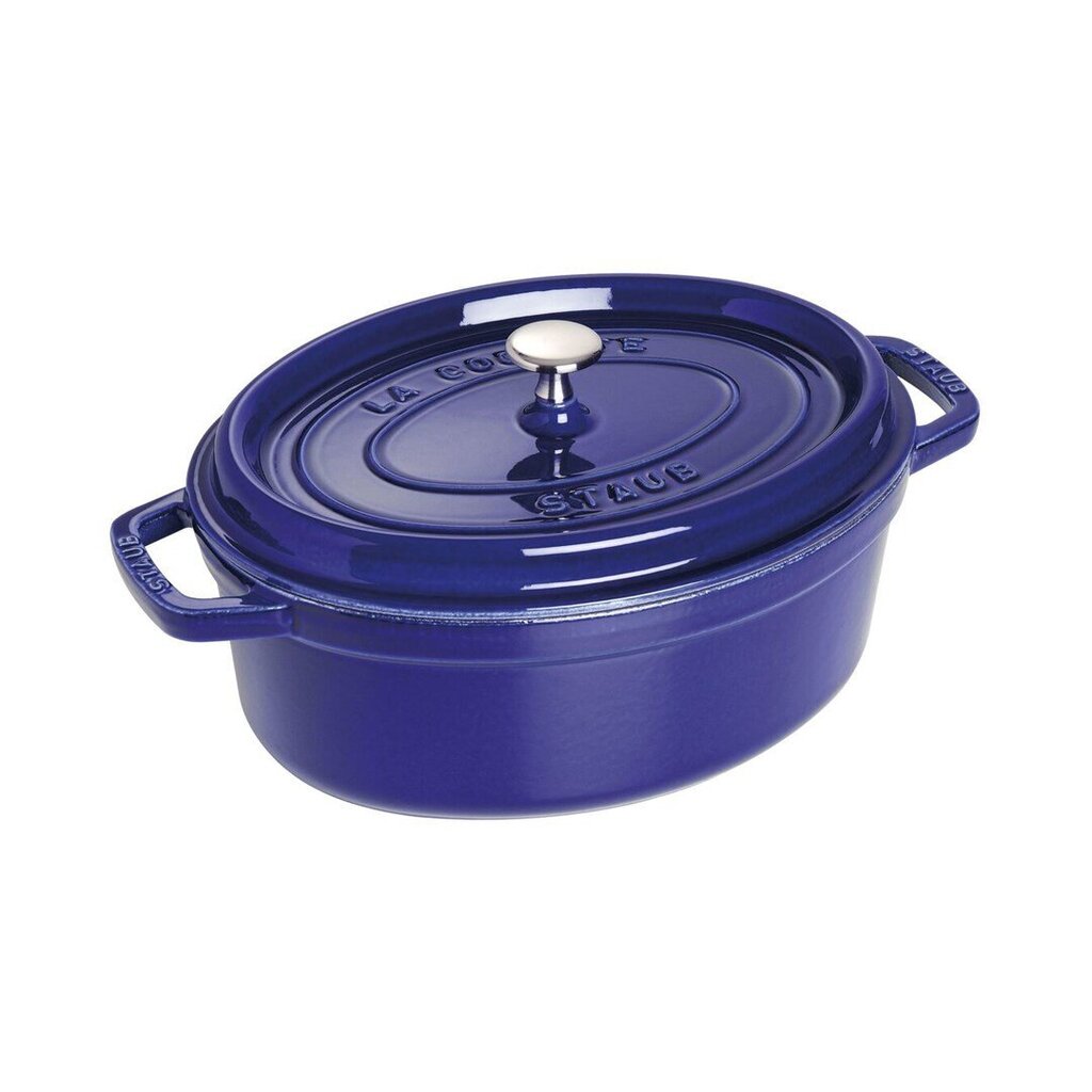 Ovāls čuguna katls STAUB 40510-288-0 - zils 4,2 l cena un informācija | Katli, tvaika katli | 220.lv