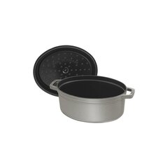 Кастрюля чугунная овальная Staub 40509-320-0, графит, 5,5 л цена и информация | Кастрюли, скороварки | 220.lv