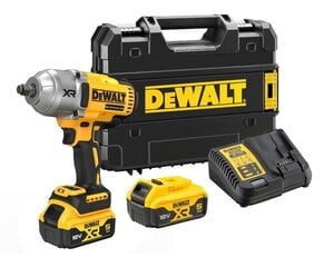 DEWALT УДАРНЫЙ гайковерт 1/2&quot; 18В 1355Нм 2x5.0Ач TSTAK DCF900P2T цена и информация | Шуруповерты, дрели | 220.lv