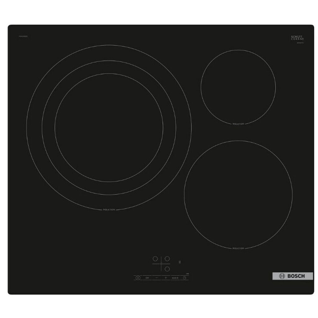 Indukcijas Plīts BOSCH PID61RBB5E 7400 W (60 cm) cena un informācija | Plīts virsmas | 220.lv