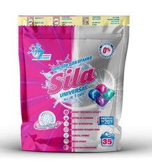 SILA Veļas mazgāšanas kapsulas, 25 g/12 gab cena un informācija | Veļas mazgāšanas līdzekļi | 220.lv