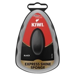 Kiwi Express sūklis, melns TR, 3 iepakojuma komplekts cena un informācija | Līdzekļi apģērbu un apavu kopšanai | 220.lv