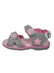Meiteņu sandales AWARDS, pelēkas. цена и информация | Детские сандали | 220.lv