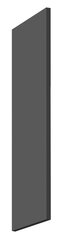 Боковой верхний корпус шкафа Salma, серый цвет цена и информация | Кухонные шкафчики | 220.lv