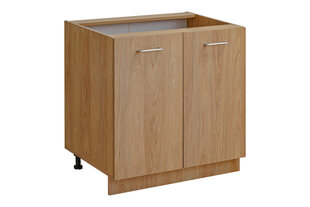 Кухонный шкаф Laxy 80/81 2D, коричневый цвет цена и информация | Кухонные шкафчики | 220.lv