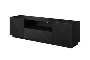 ТВ столик Bogart Asha 167, черный цвет цена и информация | Тумбы под телевизор | 220.lv