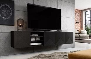 ТВ столик Bogart Asha 200, черный цвет цена и информация | Тумбы под телевизор | 220.lv