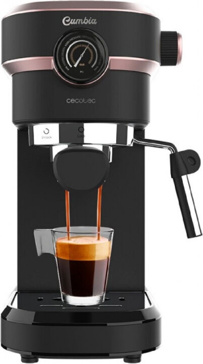 Cafetera express - Cecotec Cafelizzia 890 Dark, 1350W