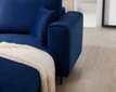 Stūra dīvāns NORE Dalia Velvetmat 40, kreisās puses, zils cena un informācija | Stūra dīvāni | 220.lv