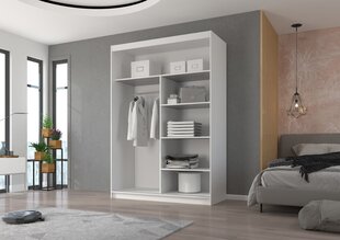 Шкаф ADRK Furniture Esti 150, черный цена и информация | Шкафы | 220.lv