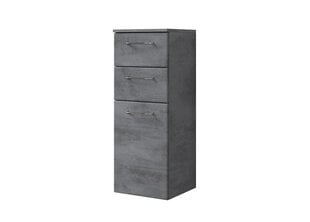 Нижний шкаф в ванную 945 темно-серый цена и информация | Шкафчики для ванной | 220.lv