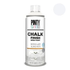 Ūdens bāzes matēta aerosola krāsa Broken White CHALK PintyPlus 400ml cena un informācija | Krāsas | 220.lv