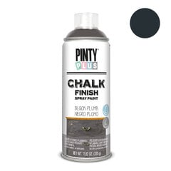 Матовая аэрозольная краска на водной основе Black Plumb CHALK PintyPlus 400ml цена и информация | Краска | 220.lv