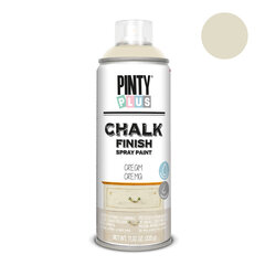 Ūdens bāzes matēta aerosola krāsa Cream CHALK PintyPlus 400ml cena un informācija | Krāsas | 220.lv