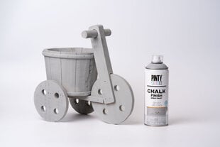 Матовая аэрозольная краска на водной основе Ash Grey CHALK PintyPlus 400ml цена и информация | Краска | 220.lv