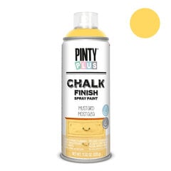 Матовая аэрозольная краска на водной основе Mustard CHALK PintyPlus 400ml цена и информация | Краска | 220.lv