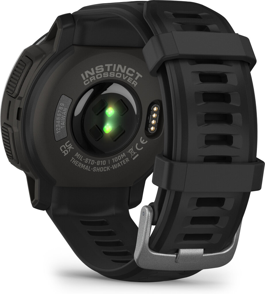 Garmin Instinct® Crossover Black цена и информация | Viedpulksteņi (smartwatch) | 220.lv