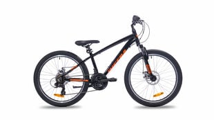 Велосипед детский Insera Breeze 24" 21-v, черный цвет цена и информация | Велосипеды | 220.lv