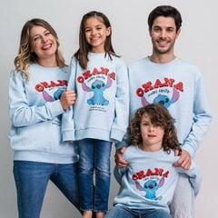 Unisex Sporta Krekls bez Kapuča Stitch, Gaiši Zils цена и информация | Мужские толстовки | 220.lv