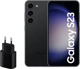 Смартфоны Samsung Galaxy S23 Чёрный 128 Гб 6,1" цена и информация | Мобильные телефоны | 220.lv