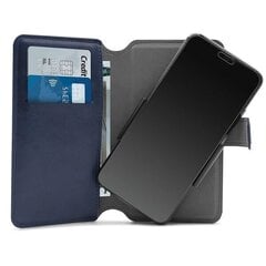 PURO Wallet 360° XXL etui uniwersalne granatowy|dark blue obrotowe z kieszeniami na karty UNIWALLET4BLUEXXL цена и информация | Чехлы для телефонов | 220.lv