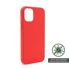 Puro ICON AntiMicrobial iPhone 12 mini 5,4" czerwony|red IPC1254ICONRED cena un informācija | Telefonu vāciņi, maciņi | 220.lv