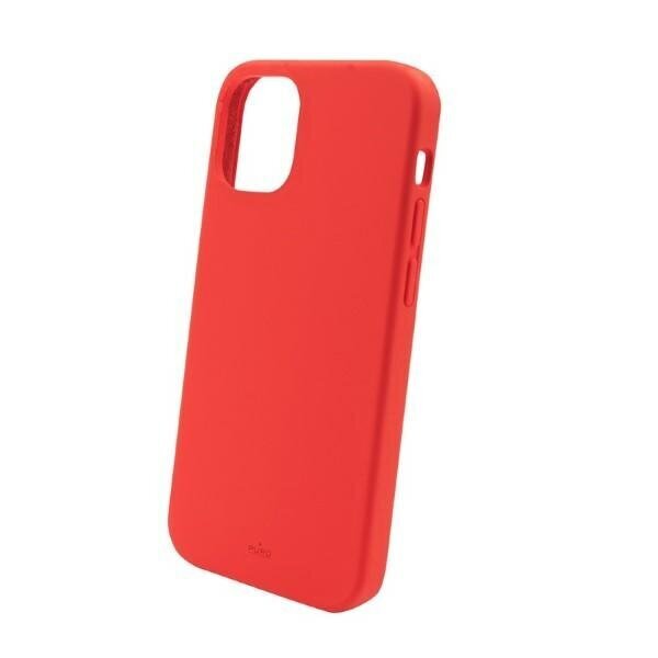 Puro ICON AntiMicrobial iPhone 12 mini 5,4" czerwony|red IPC1254ICONRED cena un informācija | Telefonu vāciņi, maciņi | 220.lv