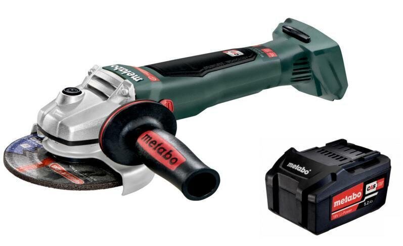 METABO leņķa slīpmašīna, 18V, 125 mm цена и информация | Slīpmašīnas | 220.lv