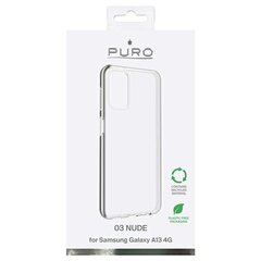 Puro Nude 0.3 Samsung A13 4G A135 przeźroczysty|transparent SGA134G03NUDETR цена и информация | Чехлы для телефонов | 220.lv