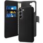 Puro Wallet Detachable Sam S23+ S916 2w1 czarne|black PUSGS23PBOOKC3BLK cena un informācija | Telefonu vāciņi, maciņi | 220.lv