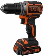 Аккумуляторный шуруповёрт-дрель Black&Decker BL186KB цена и информация | Шуруповерты, дрели | 220.lv