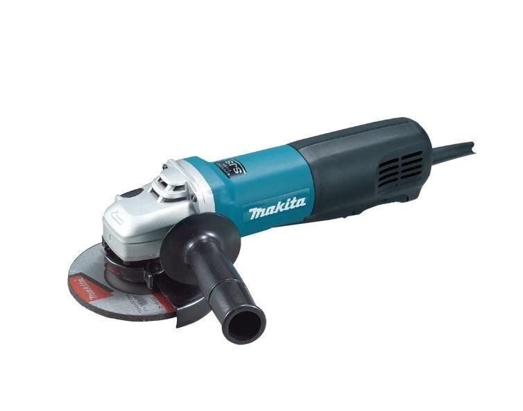 MAKITA leņķa slīpmašīna, 125 mm, 1100 W cena un informācija | Slīpmašīnas | 220.lv