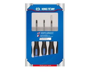 KING TONY TORX skrūvgriežu komplekts, 5 gab. T15, T20, T25, T27, T30. цена и информация | Механические инструменты | 220.lv