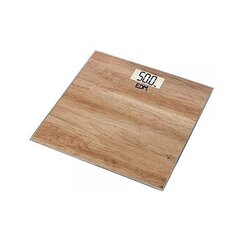 Digitālie vannas istabas svari EDM Stikls Koks 180 kg (26 x 26 x 2 cm) цена и информация | Весы (бытовые) | 220.lv