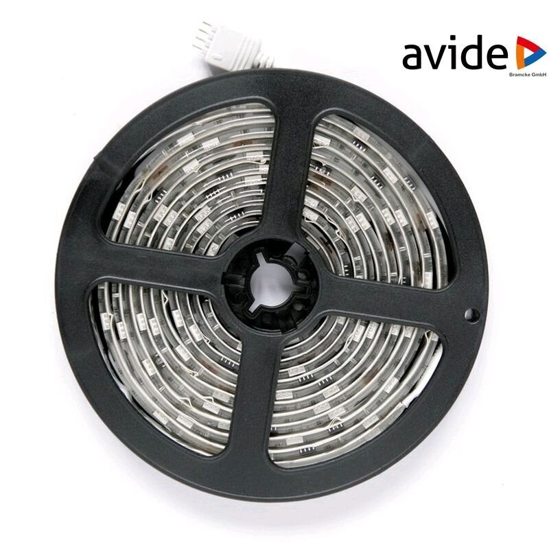 LED lente Avide 14.4W/m RGB IP65 5m cena un informācija | LED lentes | 220.lv