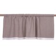 Натуральная льняная штора с кружевом Valance natur, 140x70см.