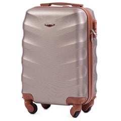 Большой чемодан Wings BS402, размер L, цвета шампанского цена и информация | Чемоданы, дорожные сумки | 220.lv