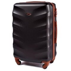 Небольшой чемодан Wings BS402, размер S, для ручной клади, черного цвета цена и информация | Чемоданы, дорожные сумки | 220.lv