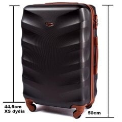 Маленький чемодан Wings BS402, размер xs, для ручной клади, черного цвета цена и информация | Чемоданы, дорожные сумки | 220.lv