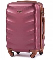 Маленький чемодан Wings BS402, размер xs, для ручной клади бордовый (WINE RED) цена и информация | Чемоданы, дорожные сумки | 220.lv