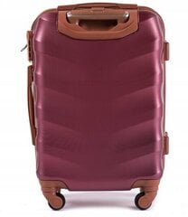 Небольшой чемодан Wings BS402, размер S, для ручной клади, бордовый (WINE RED) цена и информация | Чемоданы, дорожные сумки | 220.lv