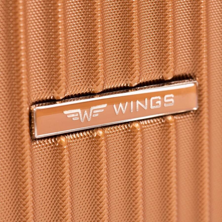 Neliels koferis Wings SWL izmērs S Sudrabs cena un informācija | Koferi, ceļojumu somas | 220.lv