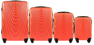 Vidējs čemodāns Wings 304 izmērs M oranžs цена и информация | Чемоданы, дорожные сумки | 220.lv
