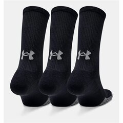 Носки Heatgear Crew Under Armour 1346751-001 3 пар Чёрный 47-50 цена и информация | Мужские носки | 220.lv