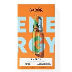 Atjaunojošs ampulu komplekts nogurušai ādai Babor Energy Set цена и информация | Сыворотки для лица, масла | 220.lv