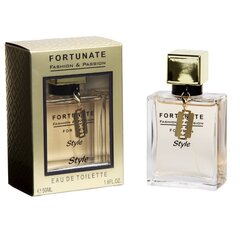 Parfimēts ūdens vīriešiem Fortunate Style EDP, 50 ml cena un informācija | Vīriešu smaržas | 220.lv