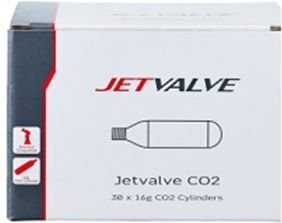 JetValve 16g CO2 baloni, 30gab. cena un informācija | Citi velo piederumi un aksesuāri | 220.lv